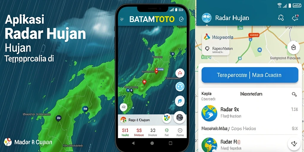 Antarmuka radar hujan yang jelas dan informatif di BATAMTOTO.