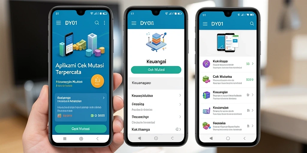 Tampilan antarmuka DY01 yang mudah digunakan untuk cek mutasi.