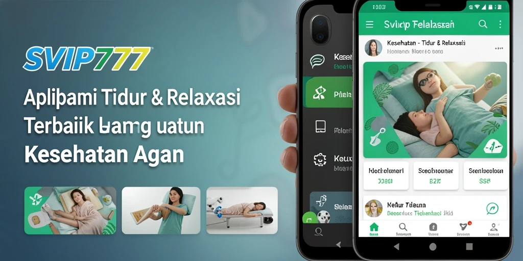 Antarmuka SVIP777 yang intuitif untuk relaksasi dan tidur.